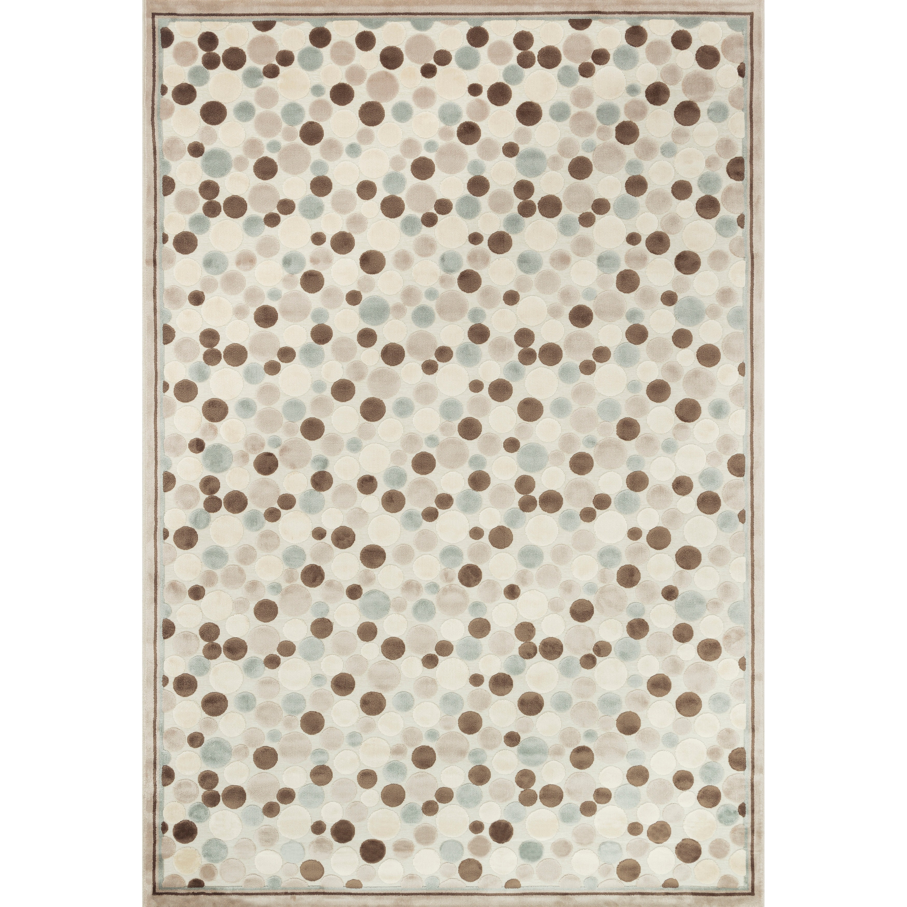 Madison Ivory/ Multi Rug (77 X 106)