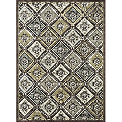 Madison Light Brown/ Teal Rug (7'7 x 10'6) Alexander Home 7x9   10x14 Rugs