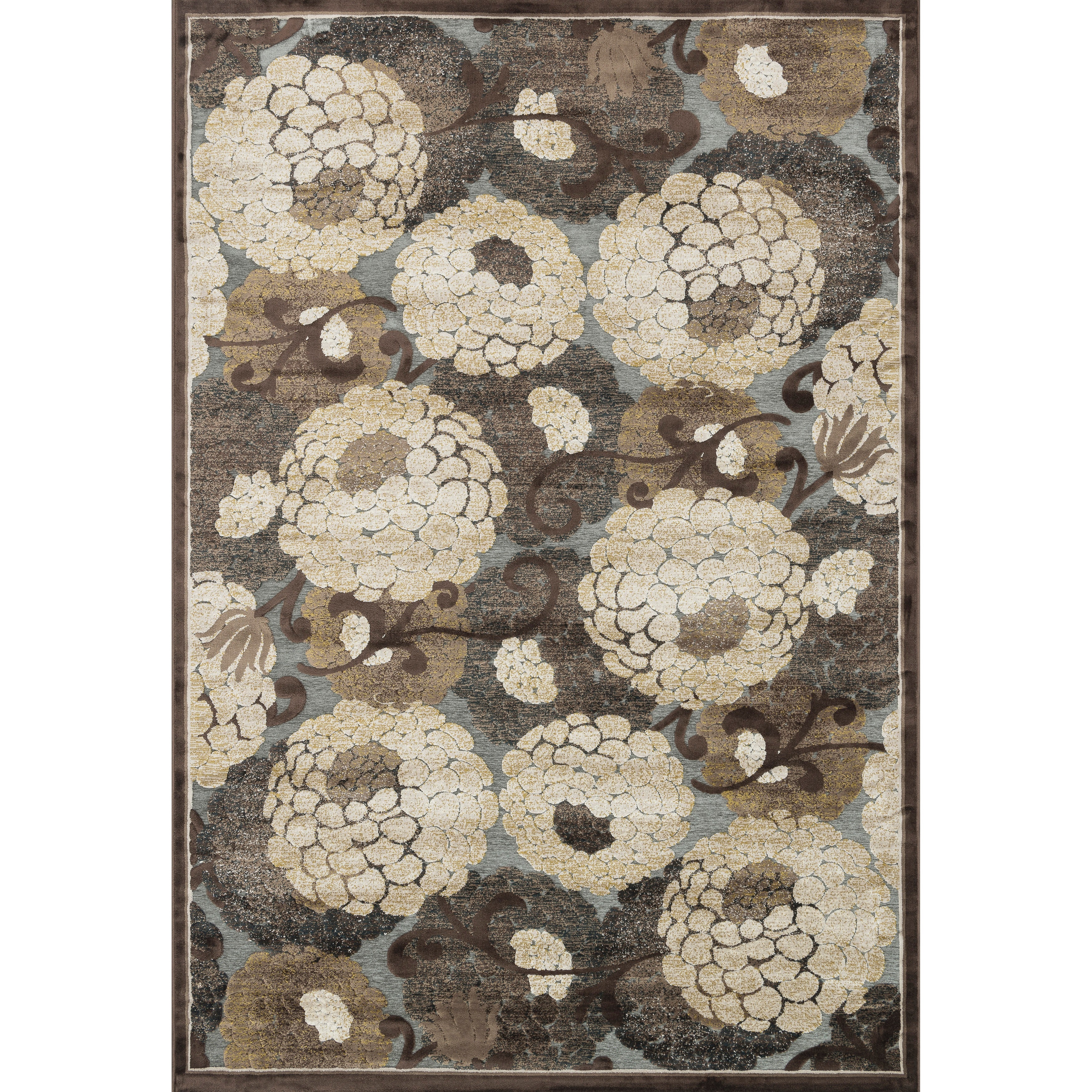 Madison Grey/ Beige Rug (53 X 77)