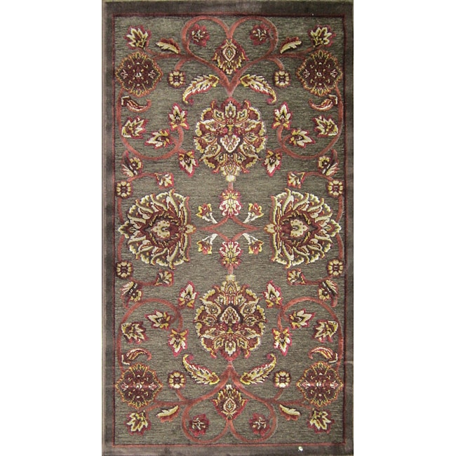 Madison Brown/ Rust Rug (23 X 39)