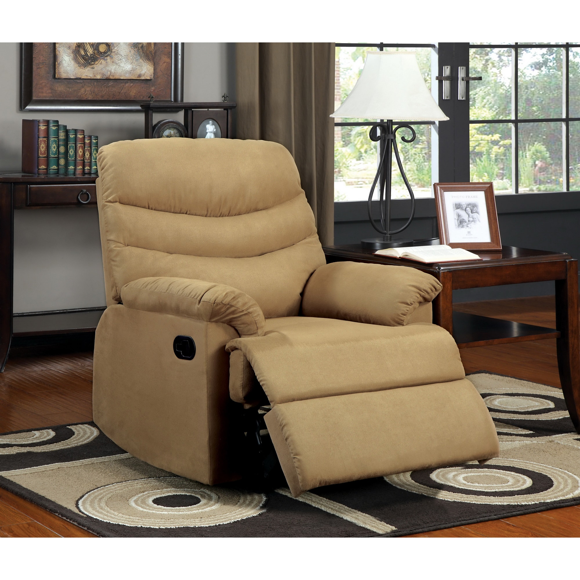 Dalton Mocha Brown Microfiber Recliner Chair