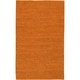 preview thumbnail 88 of 110, Chapra Hand Woven Chunky Jute Area Rug 3'6" x 5'6"/Surplus - Orange - Rectangle