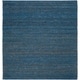 preview thumbnail 109 of 110, Chapra Hand Woven Chunky Jute Area Rug 8' Square/Surplus - Blue - Square