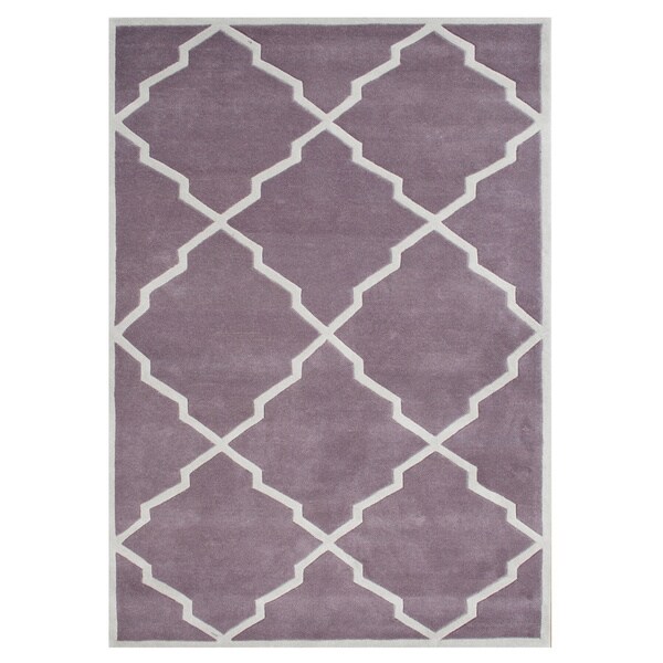 Alliyah Hand Made Black New Zealand Blended Wool Rug (8x10) - 8' x 10'