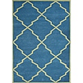 Alliyah Handmade Aqua New Zealand Blend Wool Rug - 8' x 10'