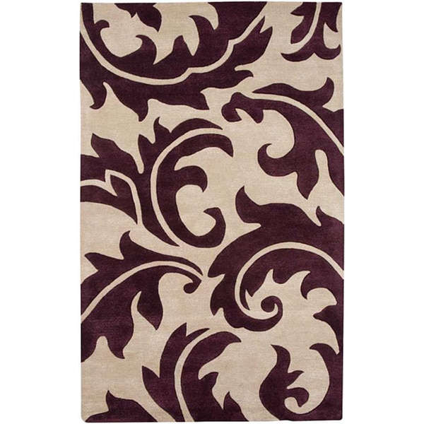 Hand Tufted Wool & Art Silk Area Rug (8' x 11')