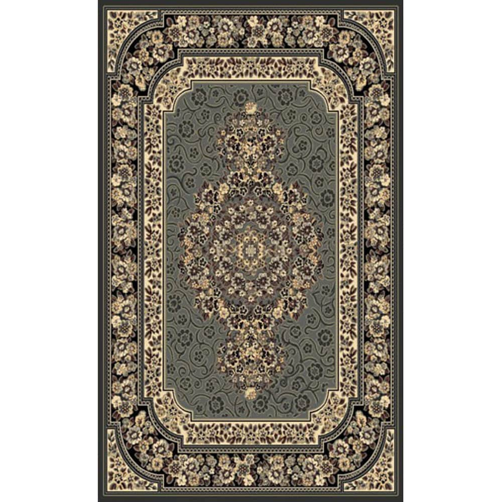 Concord Design Grey Area Rug (5 X 7)