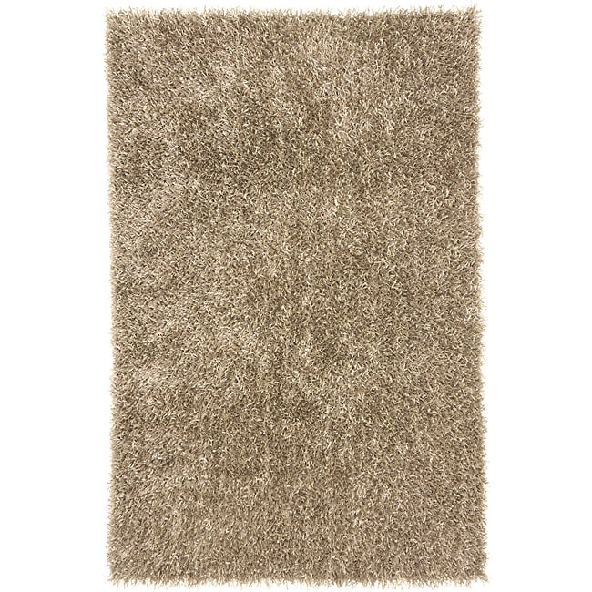 Flux woven Sand Shag Rug (5 X 76)