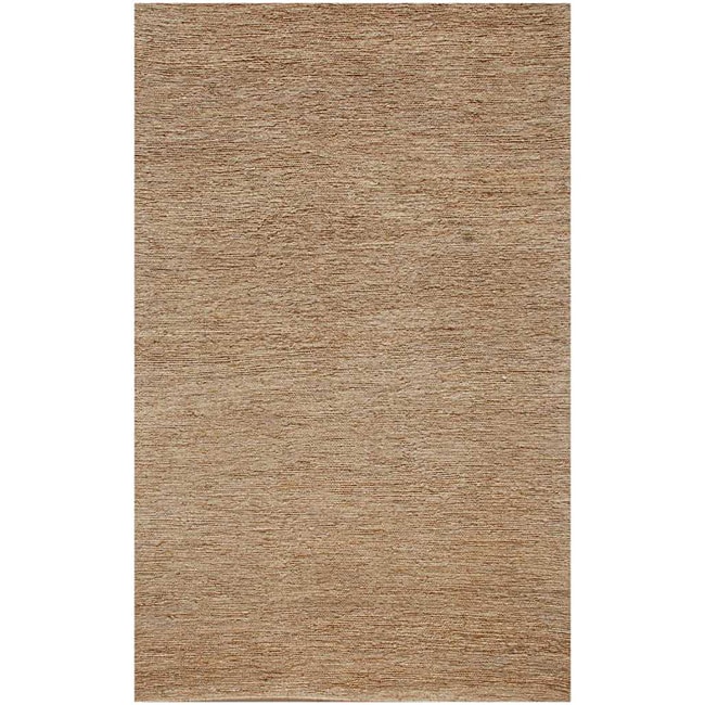 Hand woven Brown Hemp Rug (36 X 56)