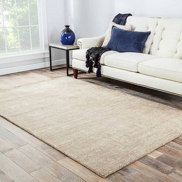 Minke Handmade Solid Beige Tan Area Rug 8 X 10 7 Minke Handmade Solid Beige Tan