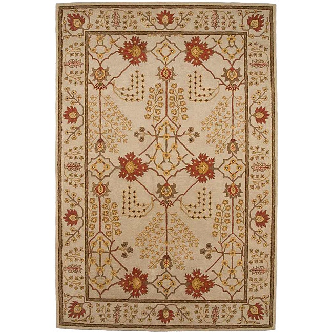 Hand tufted Sand Wool Rug (2 X 3)