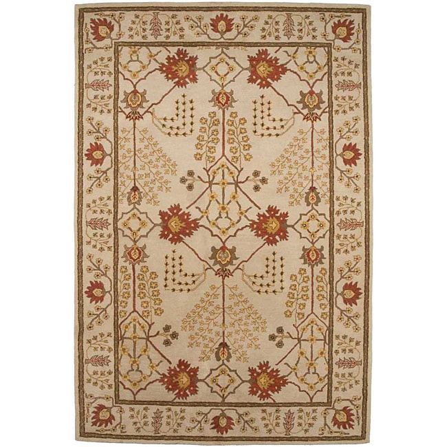 Hand tufted Sand Wool Rug (5 X 8)