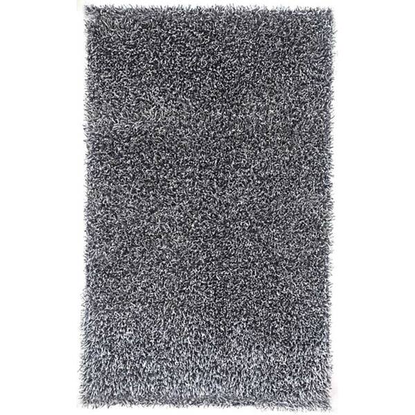 Shaggy Ribbon Rug Handwoven Gray Flat-Ribbon-Style Shag Rug (2' x 3') - Bed Bath & Beyond ...