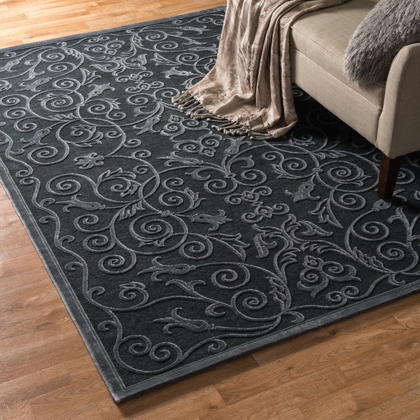 Madison Ash Grey Rug (77 x 106)