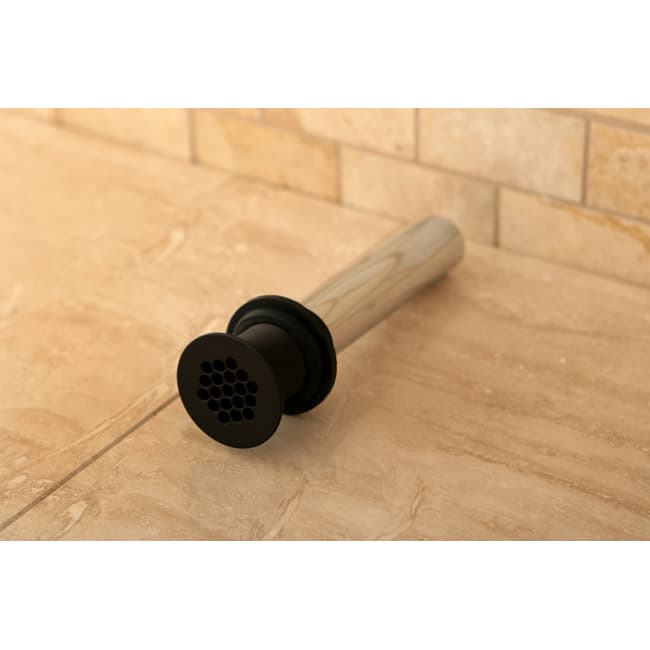 Kingston Brass Vessel Sink Oil Rubbed Bronze Grid Drain without Overflow - Oil Rubbed bronze