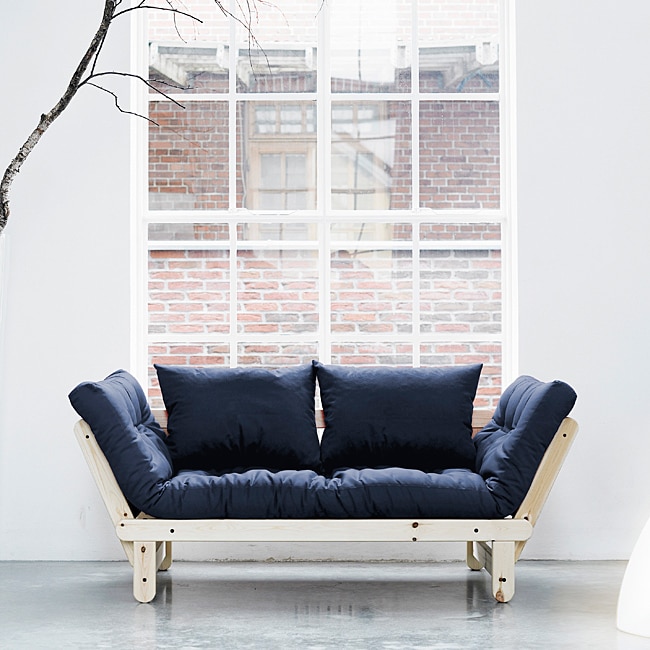 Fresh Futon Navy Fresh Futon Beat Natural Size Full