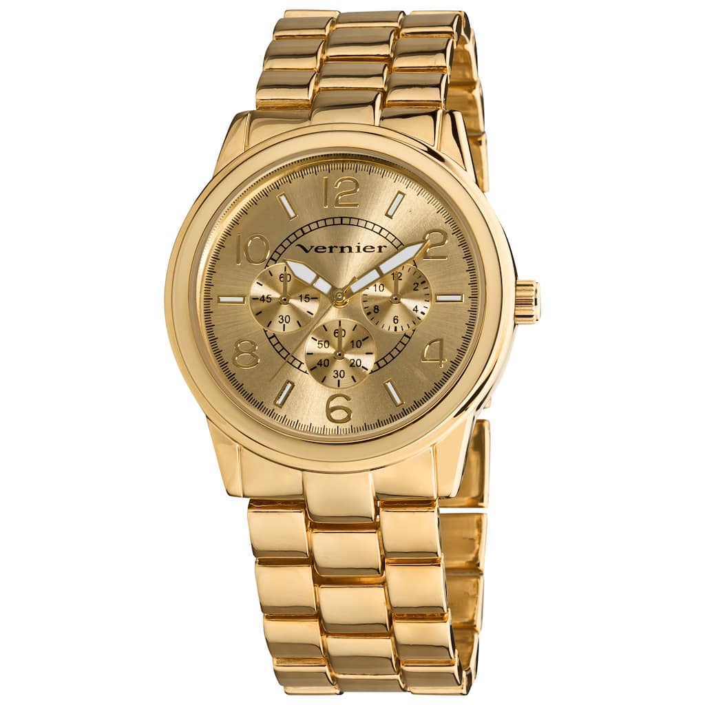 Vernier Women's Round Chrono Look Bracelet Watch