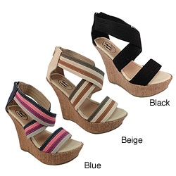 women's canvas wedge shoes