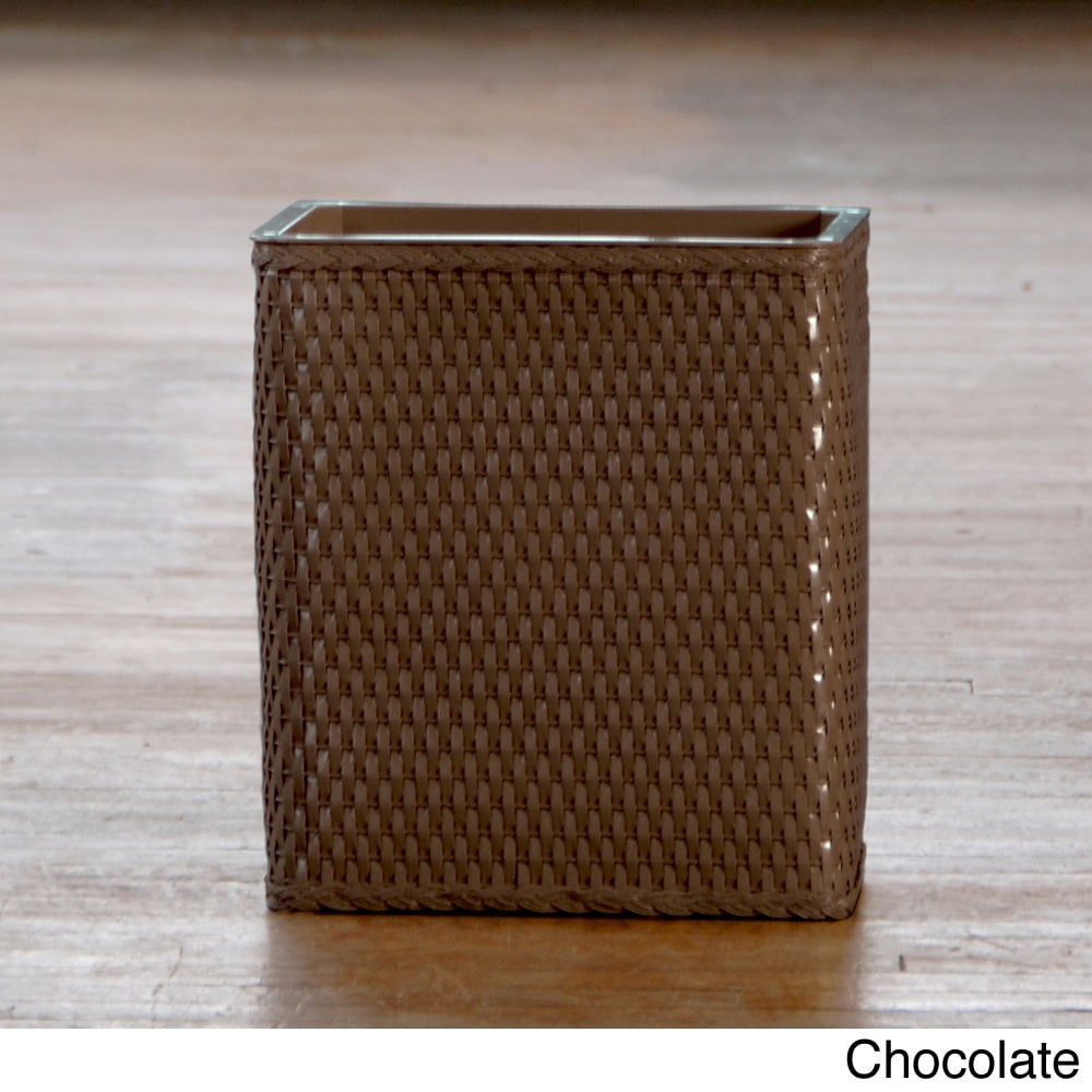 Carter Rectangular Woven Wastebasket