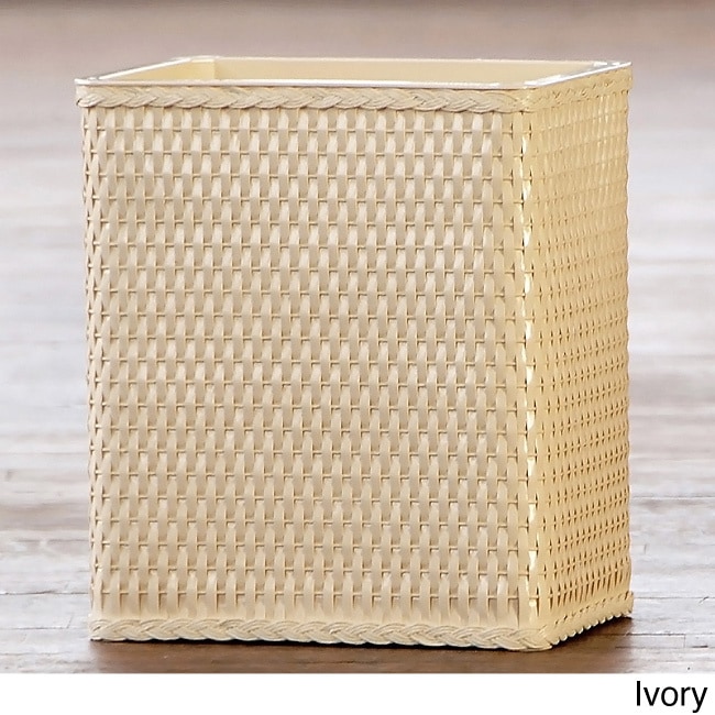 Carter Rectangular Woven Wastebasket