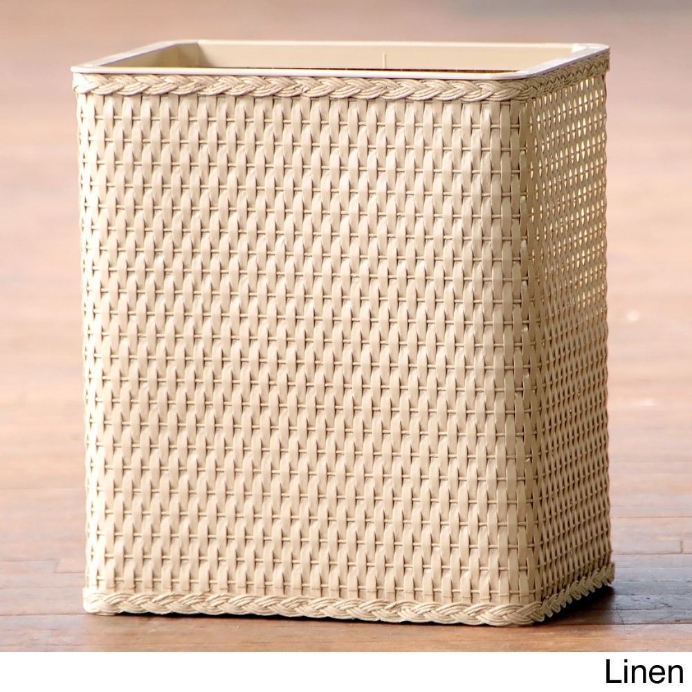 Carter Rectangular Woven Wastebasket