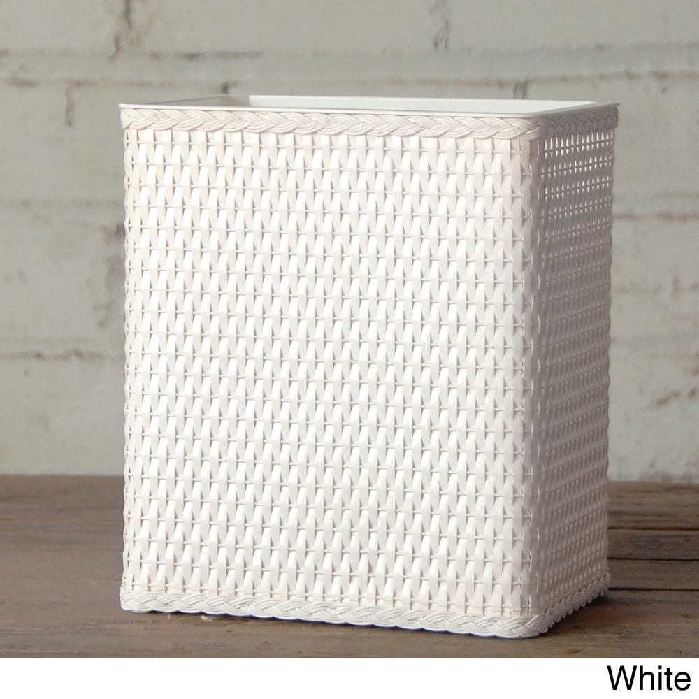 Carter Rectangular Woven Wastebasket