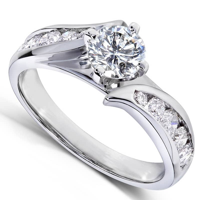 Annello by Kobelli 14k Gold 1ct TDW Diamond Engagement Ring