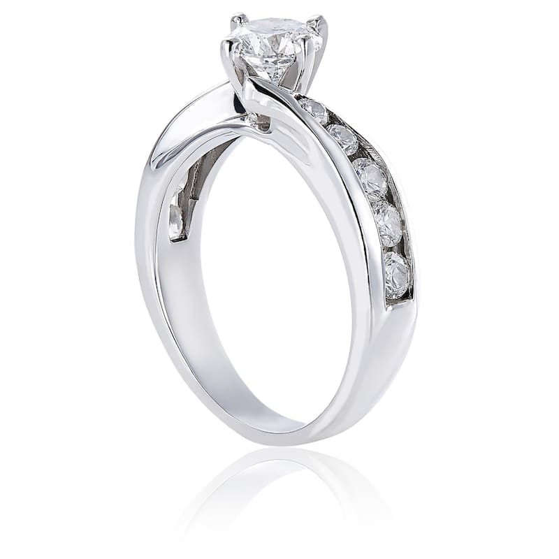 Annello by Kobelli 14k Gold 1ct TDW Diamond Engagement Ring