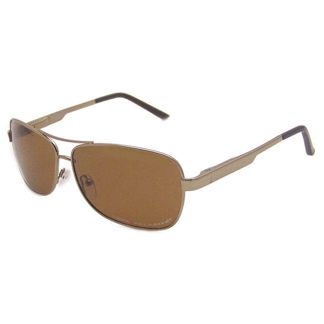 Us Polo Association Mens Langley Metal Polarized Aviator Sunglasses