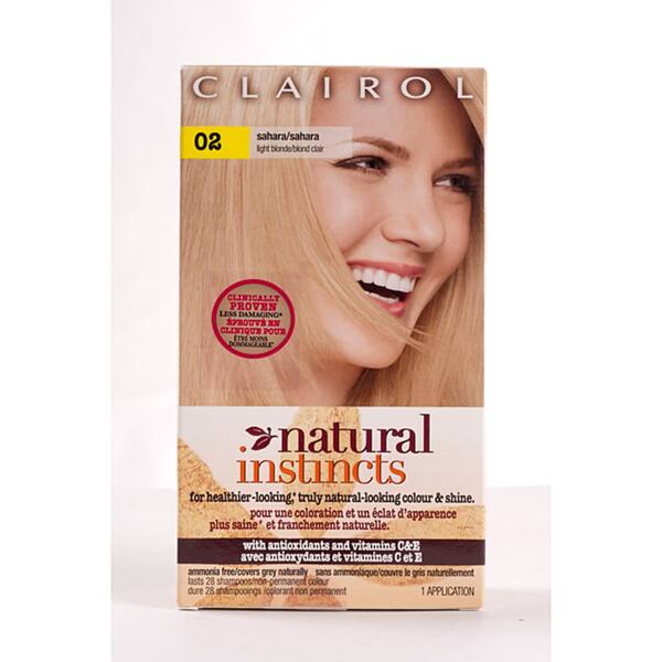 Shop Clairol Natural Instincts 02 Sahara Light Blonde Hair Color
