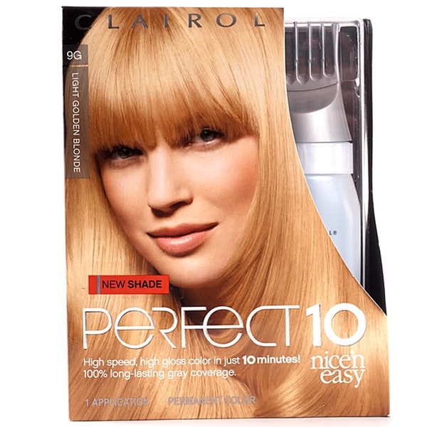 Clairol Nice N Easy Perfect 10 9g Light Golden Blonde Pack Of 4