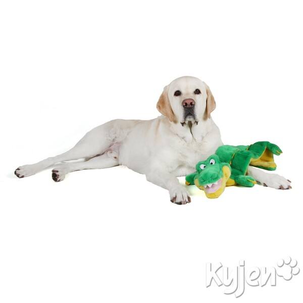 Shop Kyjen Company Long Body Gator Squeaker Mat Dog Toy Free