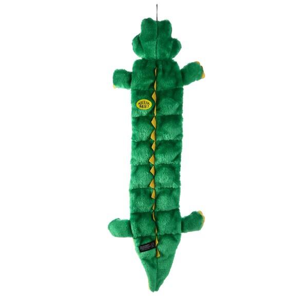 Shop Kyjen Company Long Body Gator Squeaker Mat Dog Toy Free