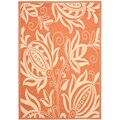 Safavieh Andros Terracotta/ Natural Indoor/ Outdoor Rug - 6'7 x 9'6