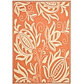 Safavieh Andros Terracotta/ Natural Indoor/ Outdoor Rug - 8' x 11'2