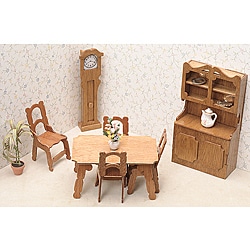 unfinished wood dollhouse furniture