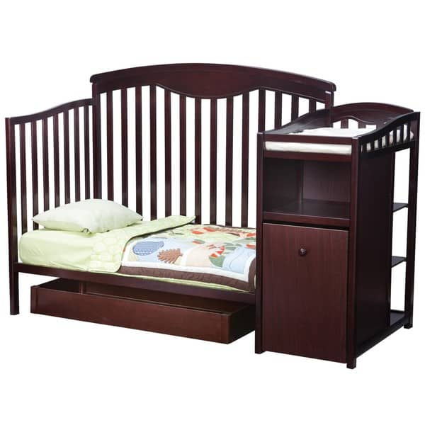 Shop Delta Shelby Classic Crib And Changer Overstock 6513886