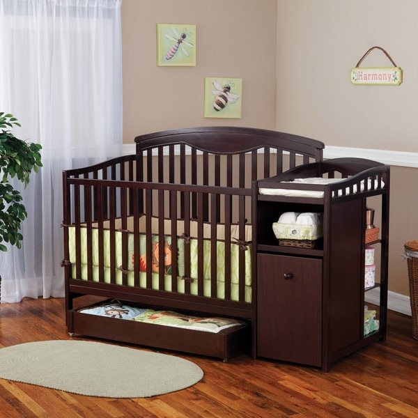 Shop Delta Shelby Classic Crib And Changer Overstock 6513886