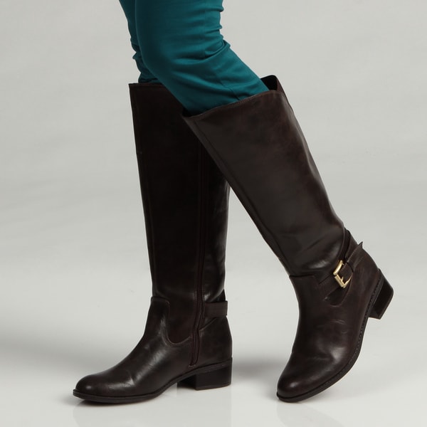 Sam & Libby Women's 'Azeel' Riding Boots - 14101236 - Overstock.com ...