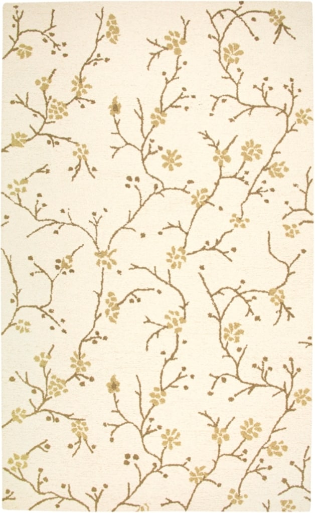 Hand tufted Sovereignty Floral Beige Rug (5 X 8)