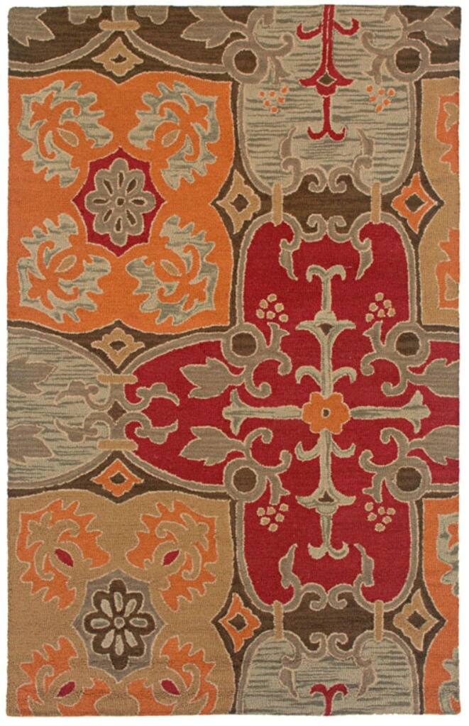 Rizzy Home Country Collection Hand-tufted New Zealand Wool Blend Accent Rug (8' x 10') - 8' x 10'