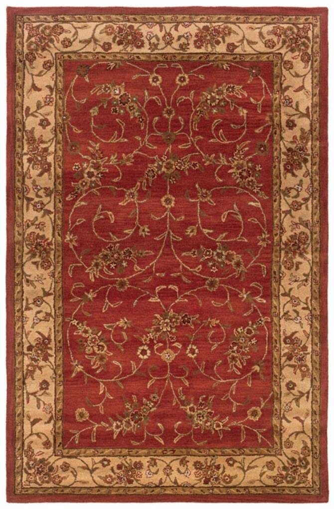 Hand-tufted Artisan Rust Rug (8' x 10') - 8' x 10'