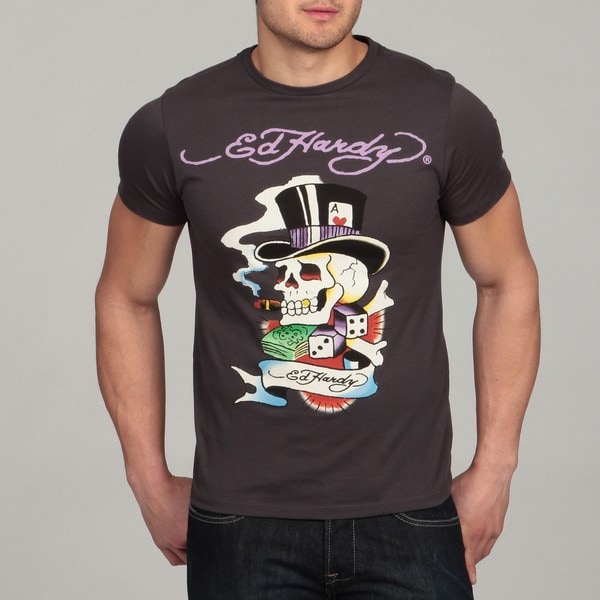 Ed Hardy Men's 'Old Brad' Tee Ed Hardy Casual Shirts