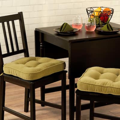 Hyatt Moss Indoor Reversible Microfiber Chair Pads (2-Pack)