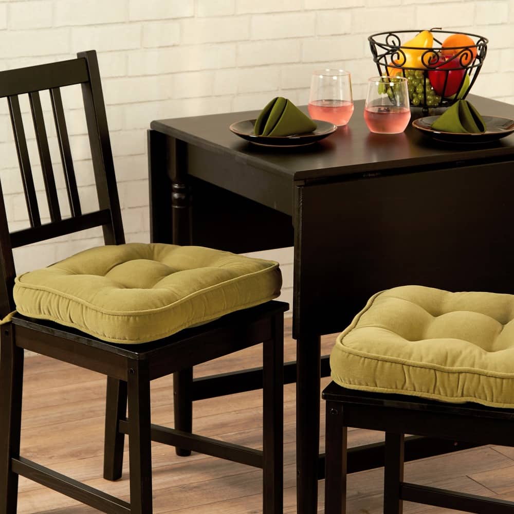 Hyatt Moss Indoor Reversible Microfiber Chair Pads (2-Pack)