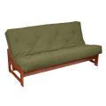 Full-Size 10-inch Sage Suede Futon Mattress
