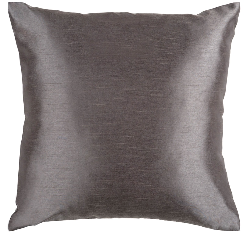 Artistic Weavers Chic 22-inch Square Knife-edge Decorative Down-filled Accent Pillow - Pewter