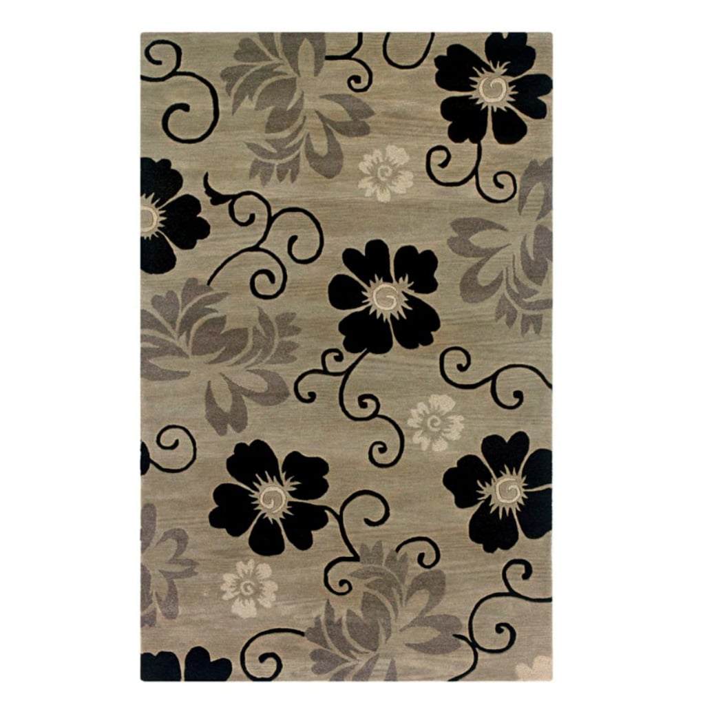 Hand tufted Hesiod Pewter Wool Rug (5 X 8)