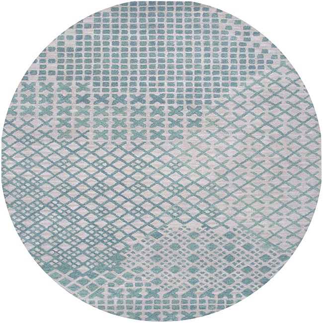 Hand tufted Hesiod Beige Rug (8 X 8 Round)