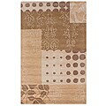 Hand-tufted Hesiod Beige Wool Rug - 8' x 10'